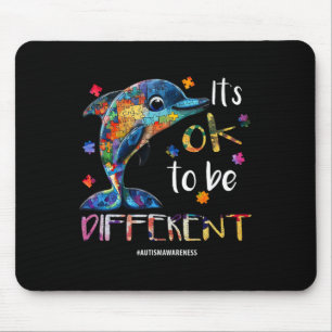 Es ist gut, anders zu sein - Autismus Bewusstsein Mousepad