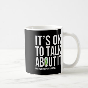 Es ist gut, darüber zu reden, psychische Gesundhei Kaffeetasse
