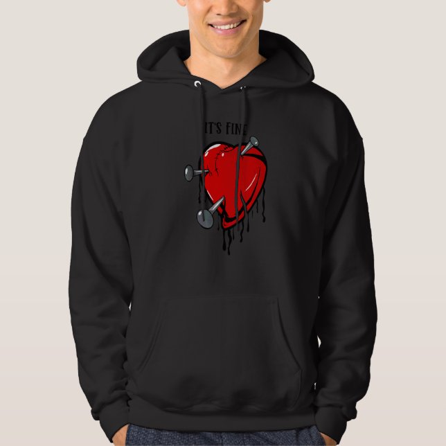Es ist gut, dass ich gut bin, sogar meine Herz zer Hoodie (Vorderseite)