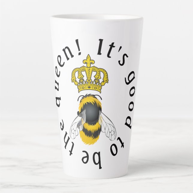 Es ist gut, die Königin zu sein Milchtasse (Vorderseite)