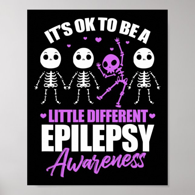 Es ist gut, ein etwas anderes Epilepsie-Bewusstsei Poster (Vorne)
