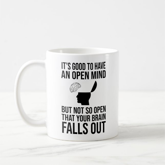 Es ist gut, eine freudvolle Skeptikerin zu haben Kaffeetasse (Links)