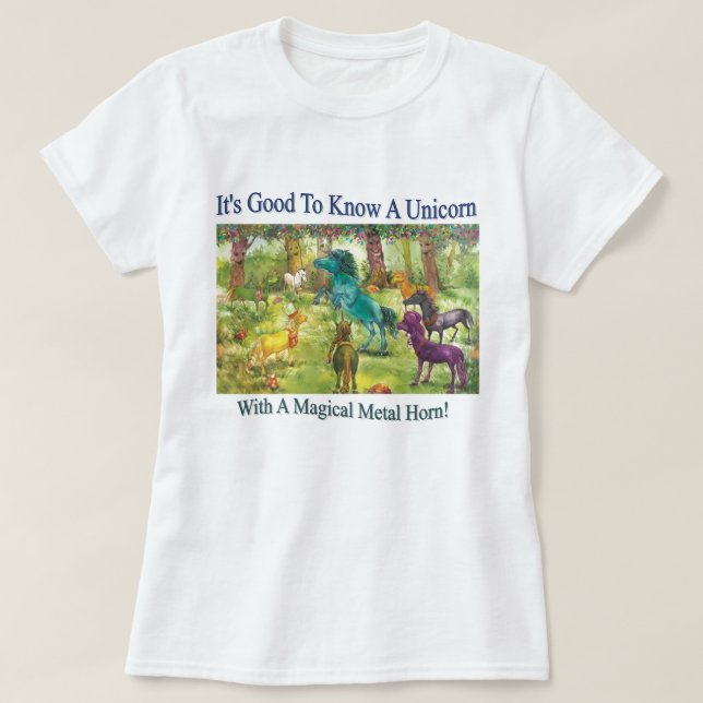 Es ist gut, einen einsamen T - Shirt zu kennen (Design vorne)