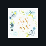 Es ist gut - gehen durch den Glauben nicht durch d Leinwanddruck<br><div class="desc">Es ist gut,  dass ich von Studio W. eine wunderschöne Blumengrenze mit dem Satz "Walk by Faith,  Not by Sight" aufweist.</div>