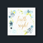 Es ist gut - gehen durch den Glauben nicht durch d Leinwanddruck<br><div class="desc">Es ist gut,  dass ich von Studio W. eine wunderschöne Blumengrenze mit dem Satz "Walk by Faith,  Not by Sight" aufweist.</div>