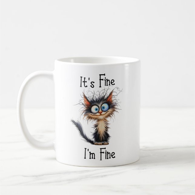 Es ist gut, ich bin eine schöne Tasse, cadeaux drô Kaffeetasse (Links)