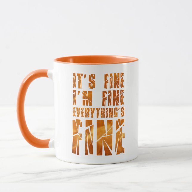 Es ist gut, ich bin gut, alles ist gut tasse (Links)