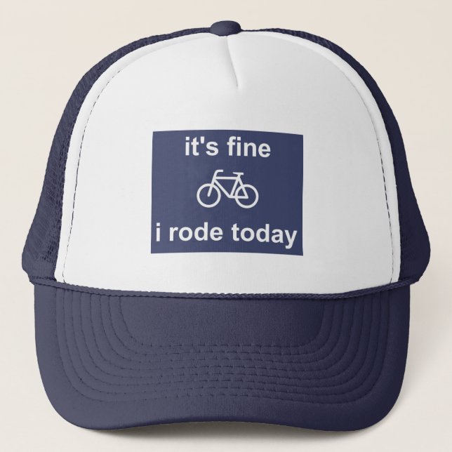 Es ist gut, ich bin heute gefahren truckerkappe (Vorderseite)