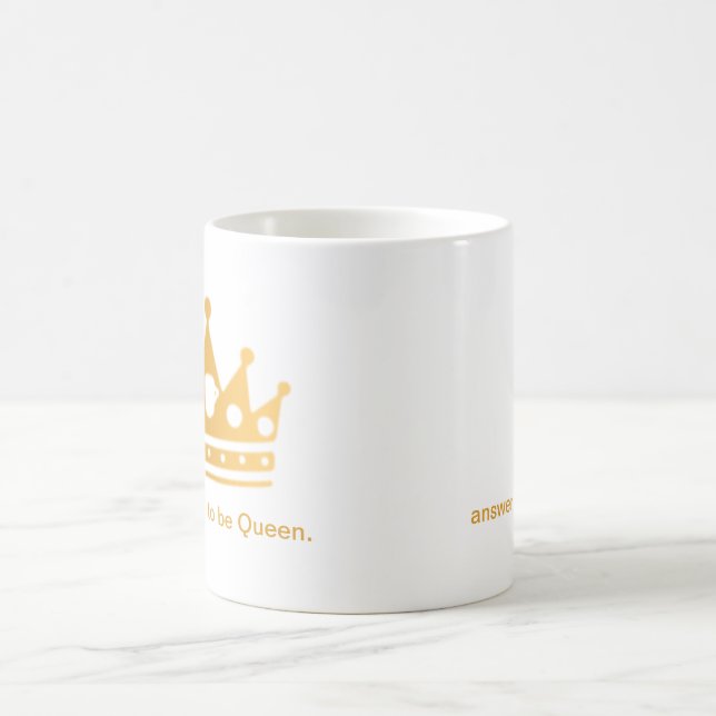 Es ist gut, Königin-Tasse zu sein Kaffeetasse (Mittel)