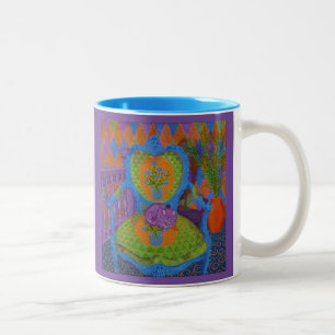 Es ist gut, Königin-Tasse zu sein Zweifarbige Tasse