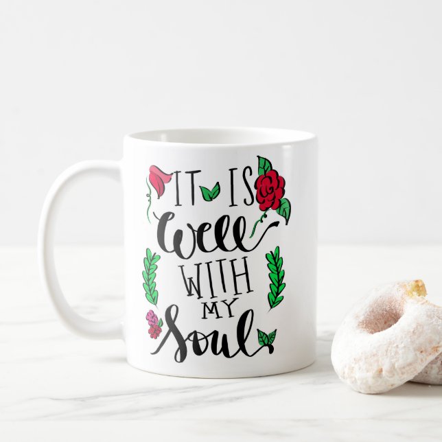 "Es ist gut mit mein Soul" Tasse (Mit Donut)