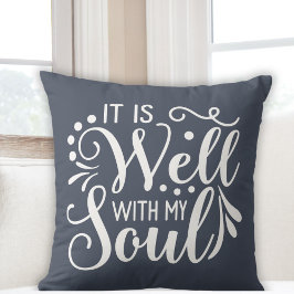 Es ist gut mit meinem Soul Glaube basiert Inspirat Kissen