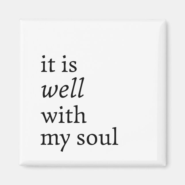 Es ist gut mit meinem Soul Magnet (Vorne)