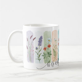 Es ist gut mit meiner Seele Blumengrüße-Tasse Kaffeetasse