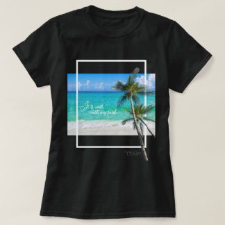 Es ist gut mit meiner Seele Tropische Strandpalme T-Shirt