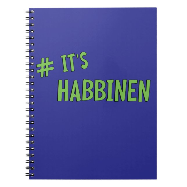 #Es ist Habbenin Notizblock (Vorderseite)