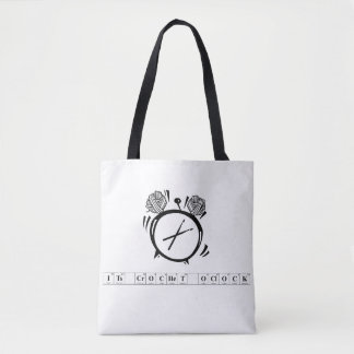 Es ist Häkelarbeit-Uhr-Element-Taschen-Tasche Tasche