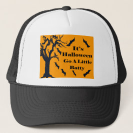 Es ist Halloween - geh mal ein bisschen Batty! Truckerkappe