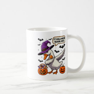 Es ist Halloween-Saison Bruh Lustiges Gänse-Kostüm Kaffeetasse
