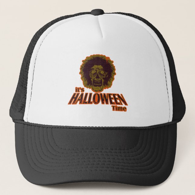 Es ist Halloween Time Truckerkappe (Vorderseite)