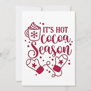 Es ist heiße Schokoladen-Saison Kakao Weihnachten