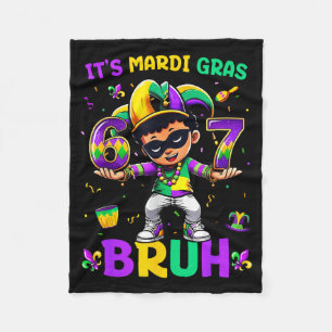 Es ist Hemd Mardi Gras Bruh Dabbing Orleans Fleecedecke