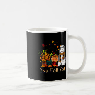 Es ist Herbst, Euer Englischer Schäferhund Kürbis Kaffeetasse