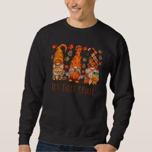 Es ist Herbst, Gnom Kürbis Herbst Gnome Danke Sweatshirt