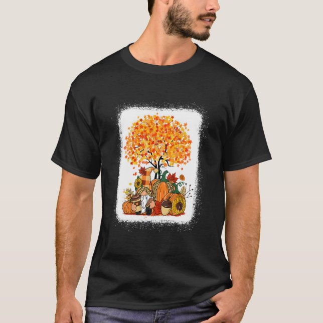 Es ist Herbst, ihr Gnome, Kürbis, Herbstbaum, Herb T-Shirt (Vorderseite)