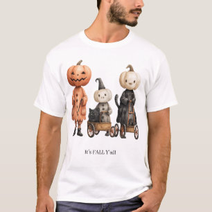 Es ist HERBST Leute Gruselige Kürbisfamilie T-Shirt