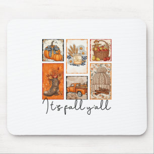 Es ist Herbst, Leute, Herbst-Pumpkin-Saison Hallow Mousepad