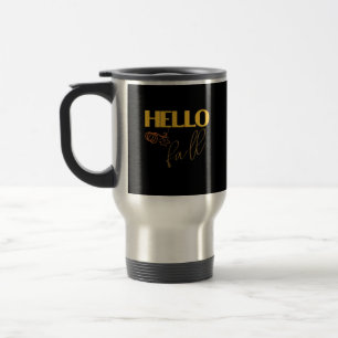 Es ist Herbst, Leute, Herbstlaub-Design Süßer Kürb Reisebecher