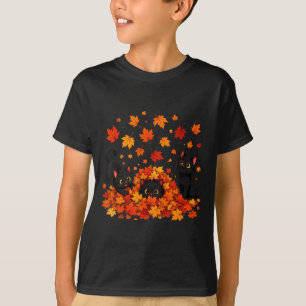 Es ist Herbst Leute Katze Herbstblatt Baum Herbst T-Shirt