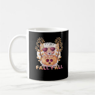 Es ist Herbst, Leute, Kürbis Halloween Katze Herbs Kaffeetasse