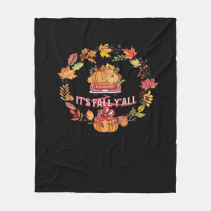 Es ist Herbst, Leute, Retro-Look der Erntestraße Fleecedecke