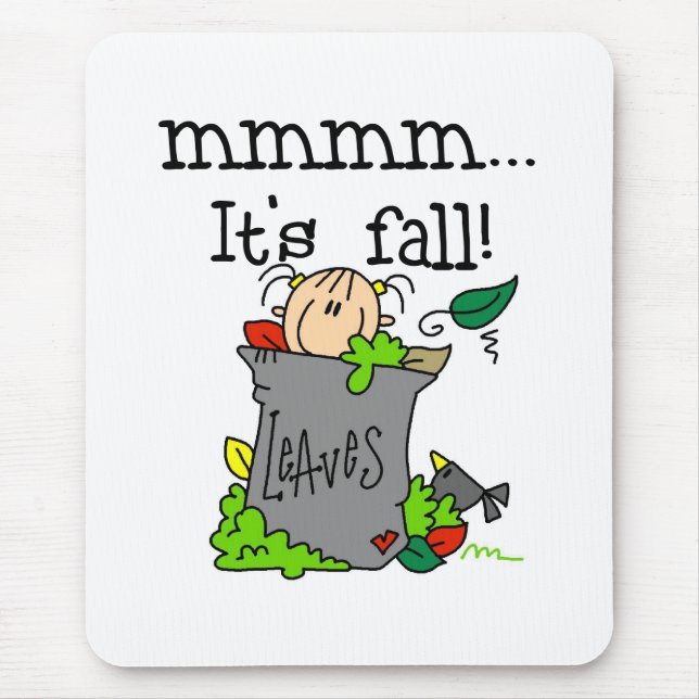 Es ist Herbst Mousepad (Vorne)