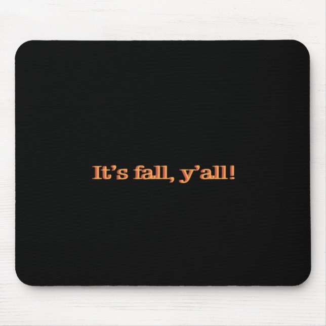 Es ist Herbst! Retro Classic Mousepad (Vorne)