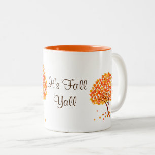 Es ist Herbst-Tasse Zweifarbige Tasse