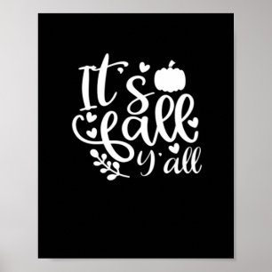 Es ist Herbst! Trendy Graphic Poster