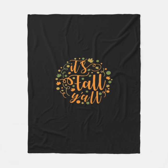 Es ist Herbst Y’all Essential Creative Lässig Fleecedecke (Vorderseite)