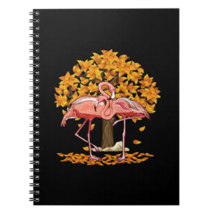 Es ist Herbst Y’all Flamingo Erntedank Halloween Notizblock