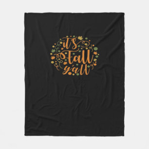 Es ist Herbst Y’all Funny Trendy Fleecedecke