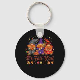 Es ist Herbst Y’all Halloween Gnomes Pumpkin Autum Schlüsselanhänger