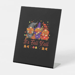 Es ist Herbst Y’all Halloween Gnomes Pumpkin Autum Sockelschild