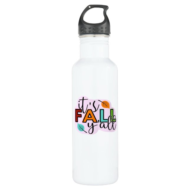 Es ist Herbst Y’all Lässig Funny Edelstahlflasche (Vorderseite)