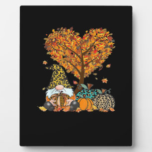 Es ist Herbst Y’all Niedlichen Gnomes Pumpkin Herb Fotoplatte