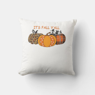 Es ist Herbst Y’all Pumpkin Erntedank Kissen