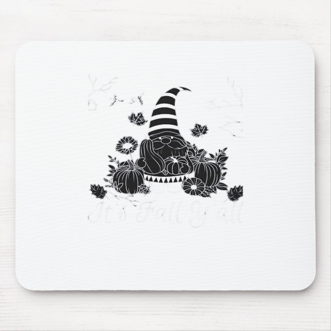 Es ist Herbst Y’all Pumpkin Gnome Autumn Tree Hell Mousepad (Vorne)