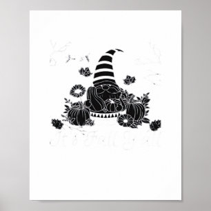 Es ist Herbst Y’all Pumpkin Gnome Autumn Tree Hell Poster