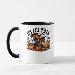 Es ist Herbst Y’all Retro Halloween Tasse